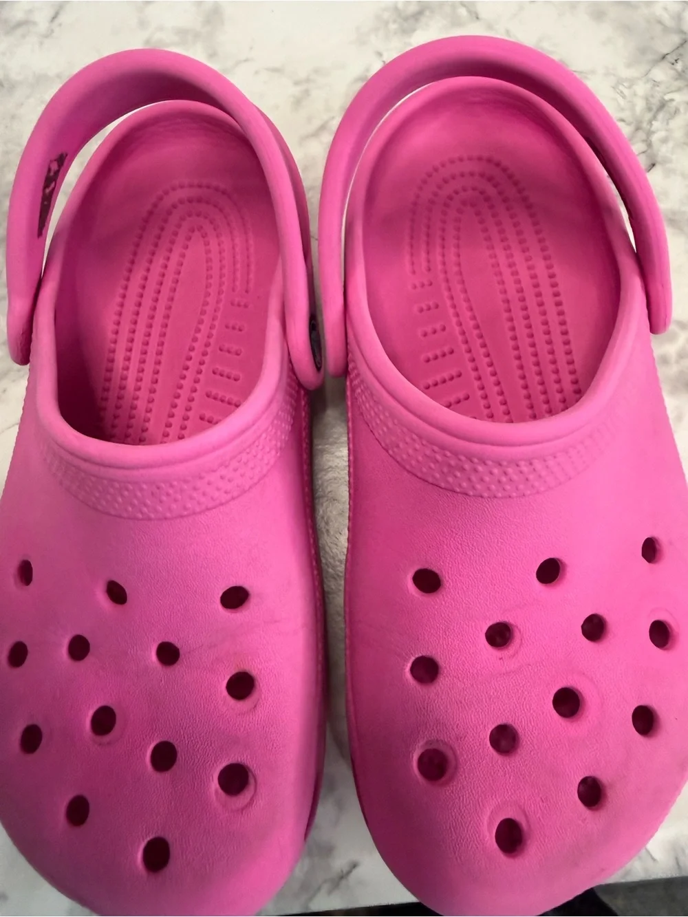 Crocs Kids Classic Pink Clogs/Sandals Size Junior 3